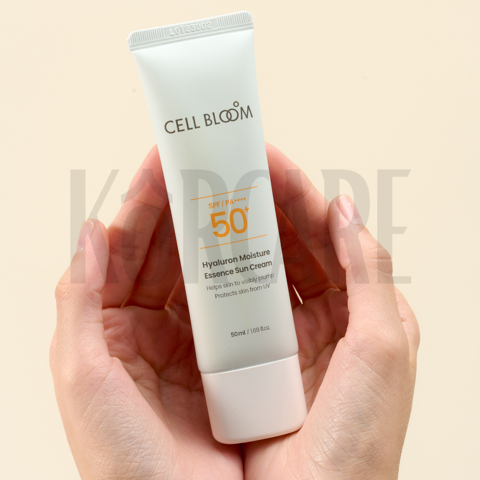 CELL BLOOM HYALURON MOISTURE ESSENCE SUN CREAM Солнцезащитный крем-эссенция для лица и тела SPF 50, 50ml