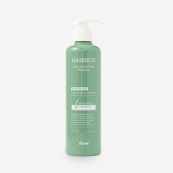 AALOK HAIRBUD NOURISHING SCALP SHAMPOO Шампунь бессульфатный для роста и объема волос 300ml