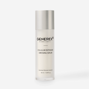 GENEREX CELLULAR INTENSIVE DRESSING SERUM Осветляющая и успокаивающая ампульная сыворотка 50ml